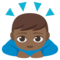 Person Bowing - Medium Black emoji on Emojione